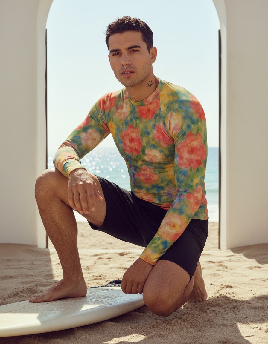 Men's Renoir Garden Palette rashguard