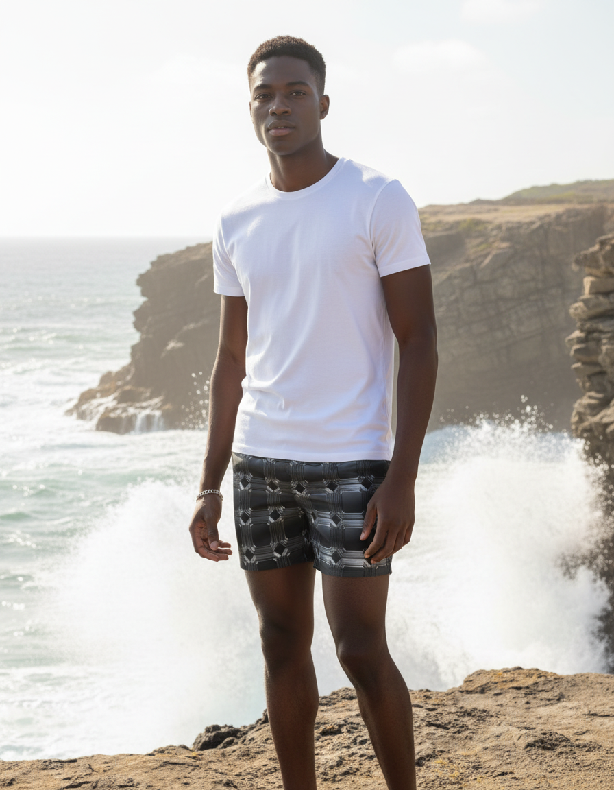 Pixel Men's Swim Trunks swim trunks