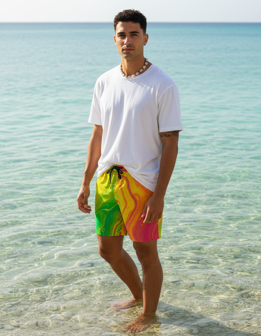 Men's Swim Trunks in Euphoria