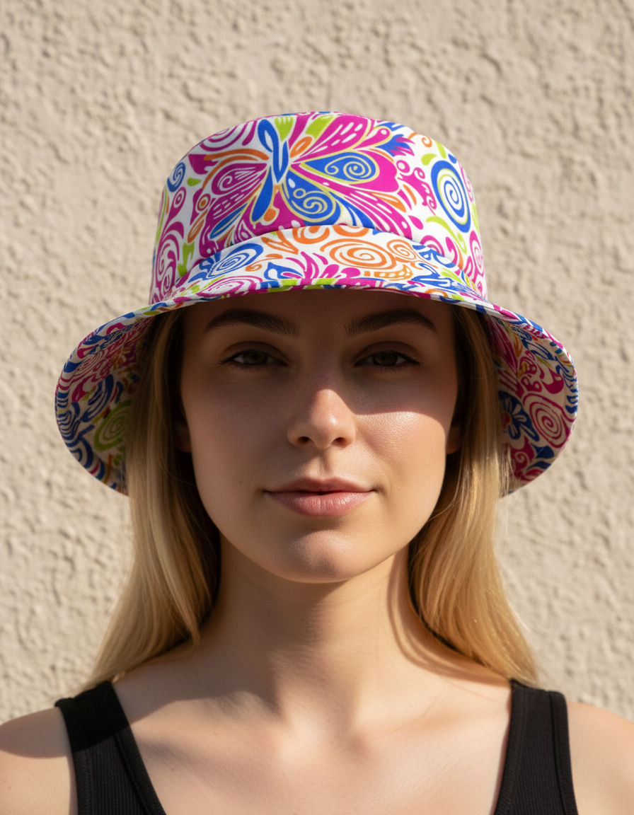 Bucket Hat in Rimpa