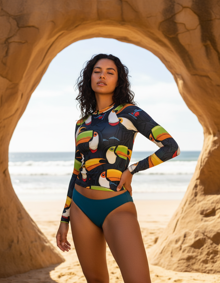 Women's Toucan rashguard
