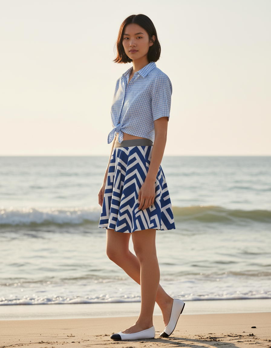 Skater Skirt in Echo