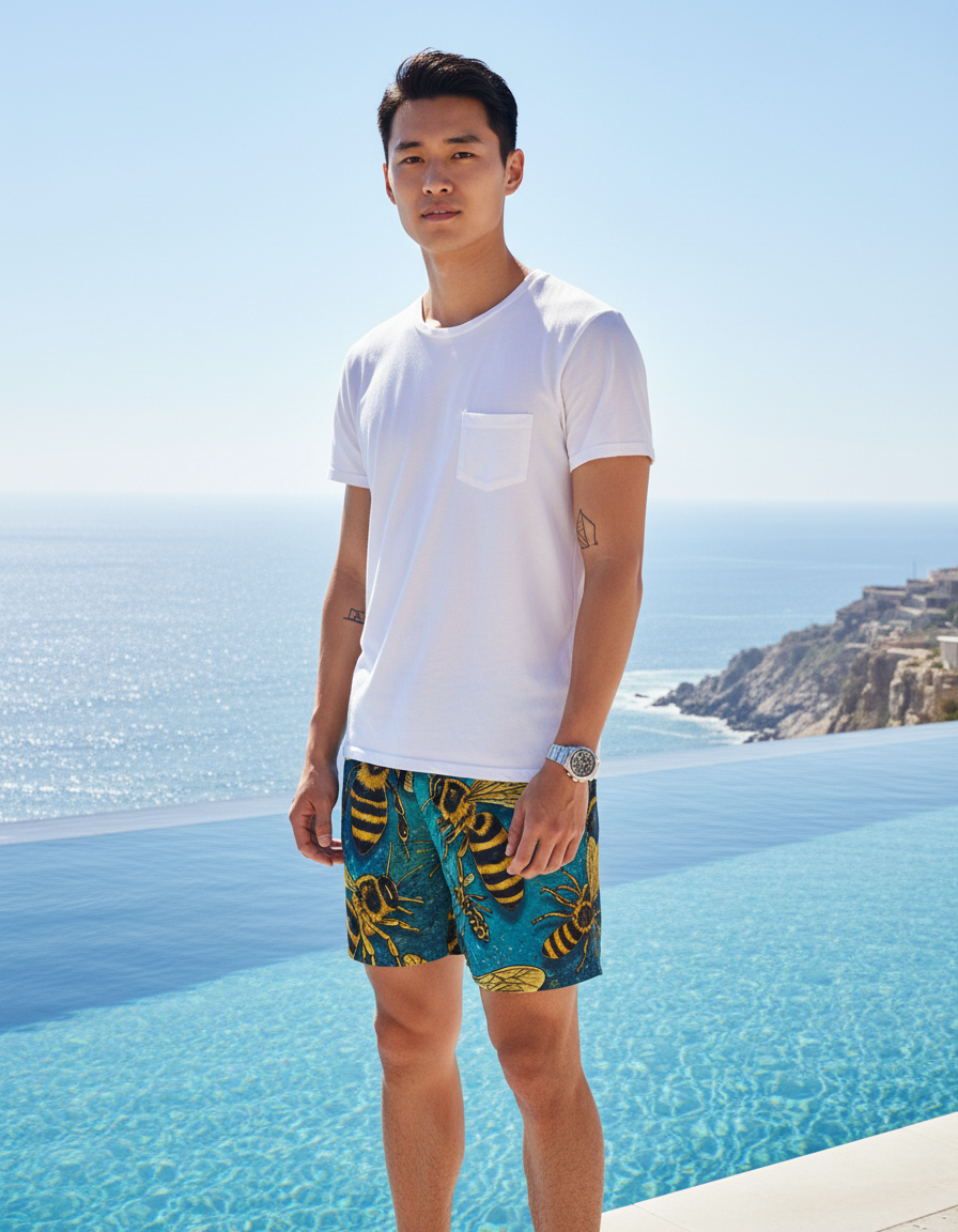 Wasp Men's Swim Trunks swim trunks