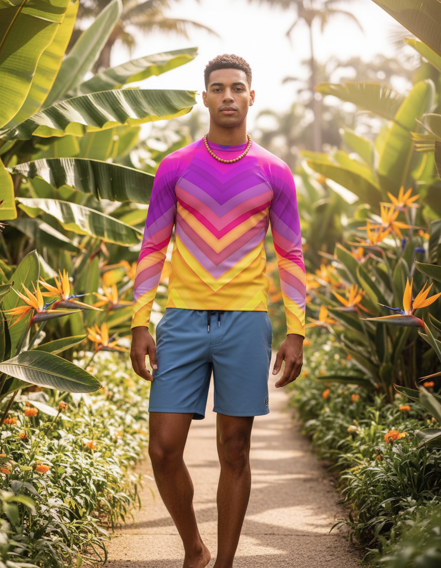 Men's Chevron rashguard