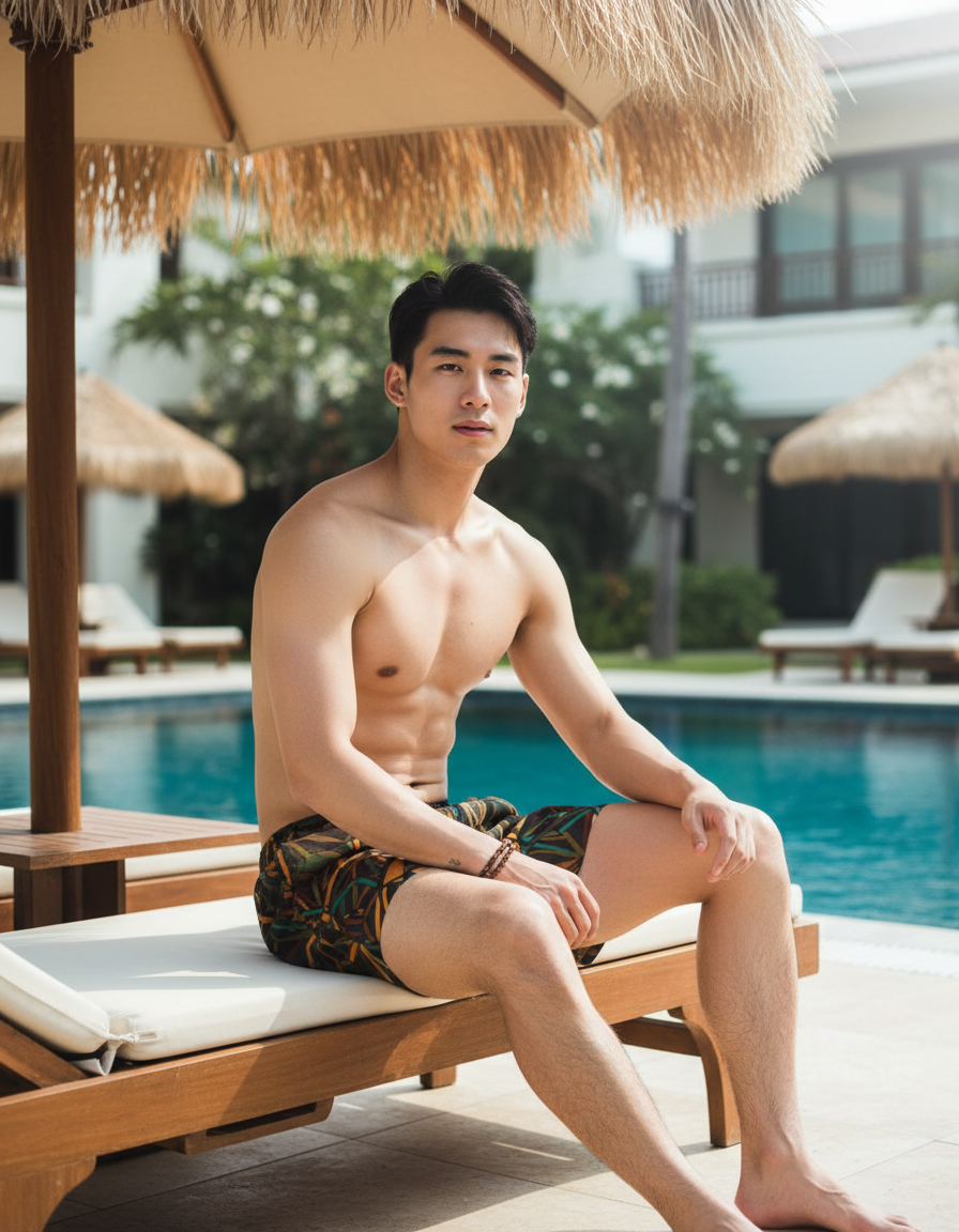 Men's Swim Trunks in Kumo