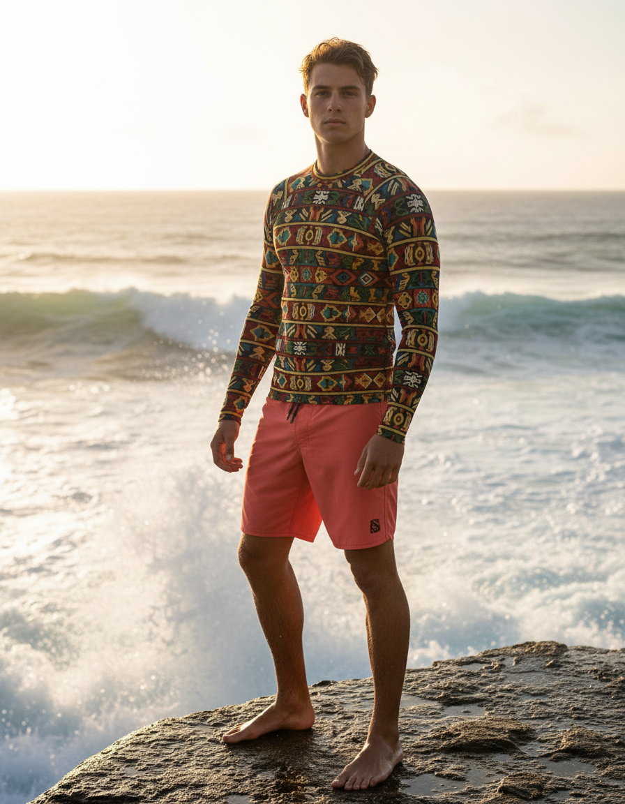 Men's Argentinian Patterns rashguard