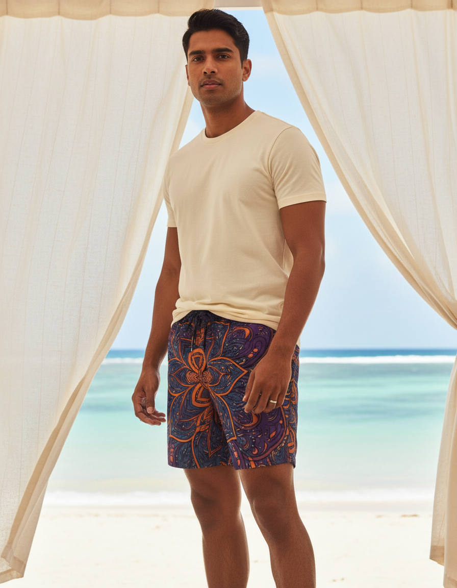 Men's Swim Trunks in Karma