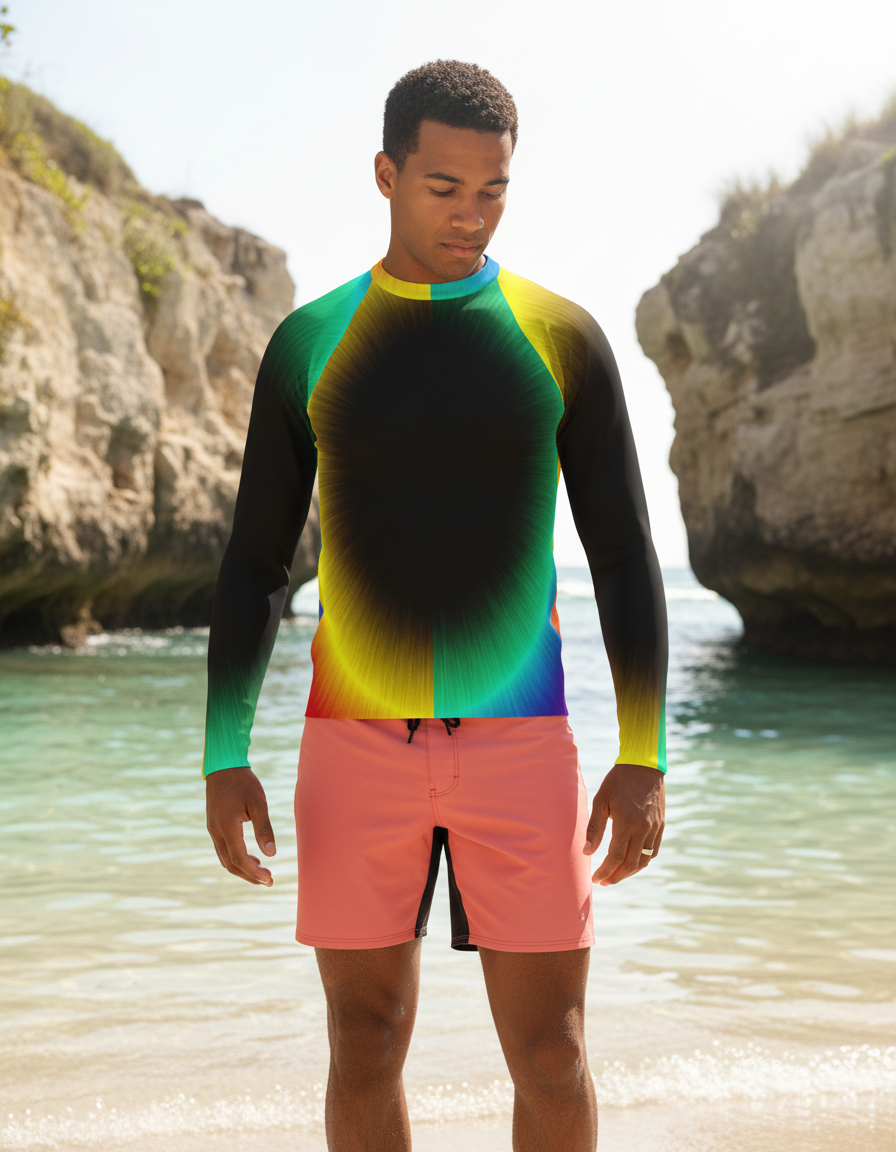 Men's YUV Color Space rashguard