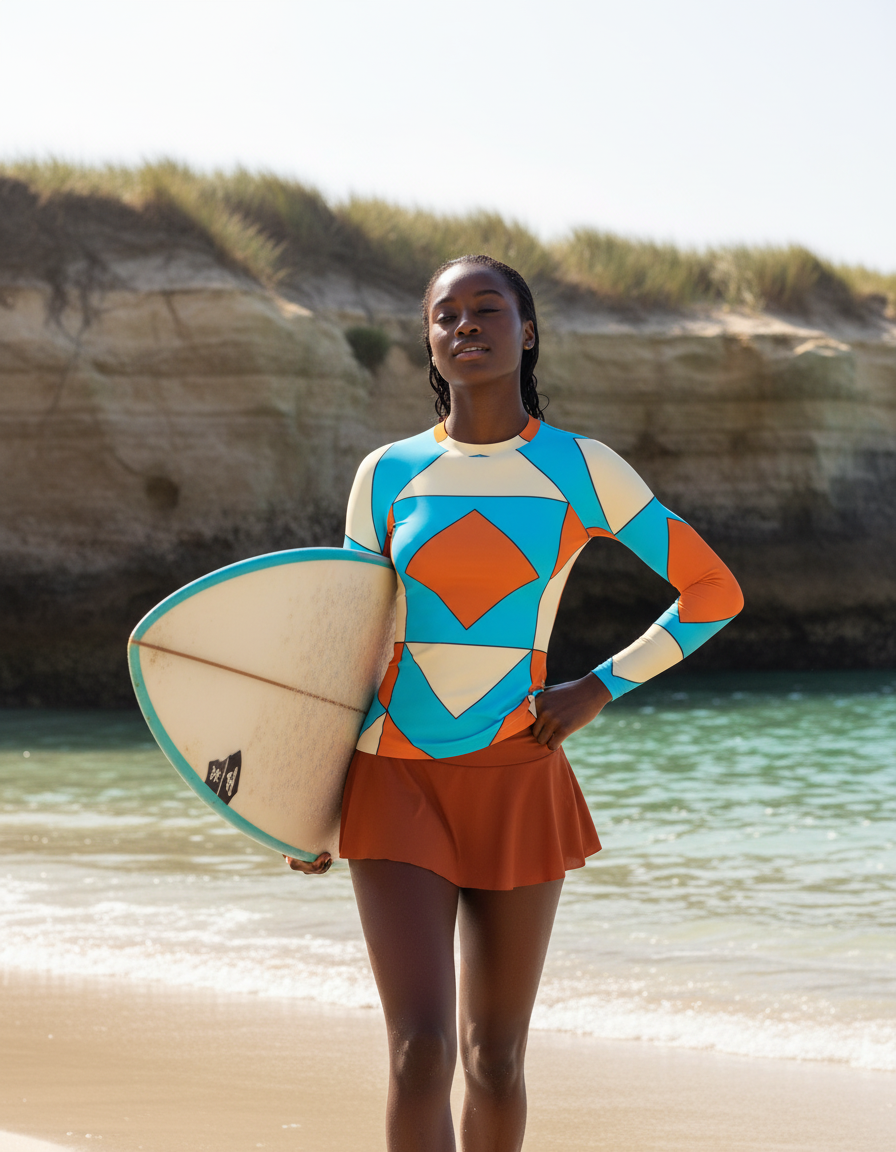 Women's Base Card Patterns — Wikimedia (Pattern using 9 Base Cards.jpg) rashguard