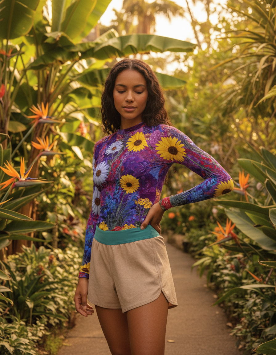 Women's Wildflower rashguard