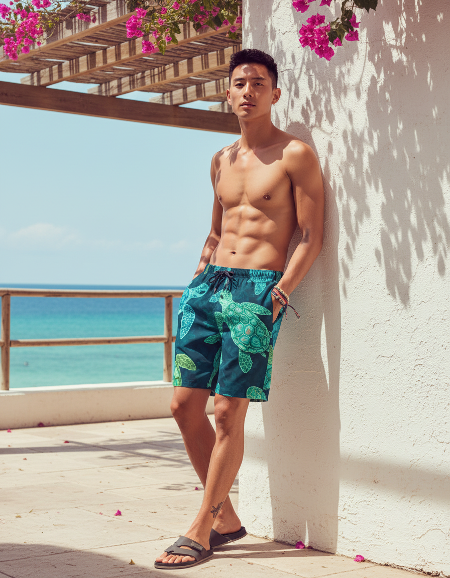 Men's Swim Trunks in Nautilus