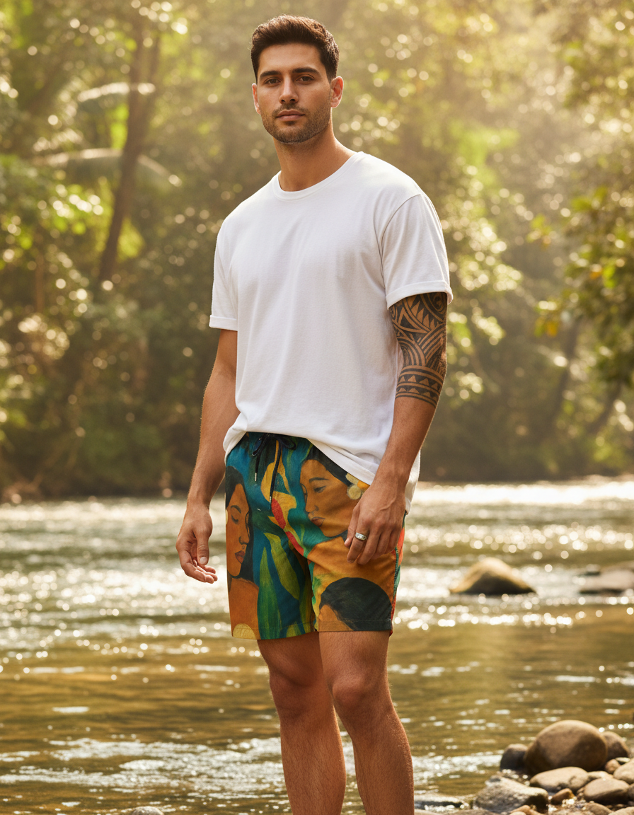 Men's Swim Trunks in Tropic