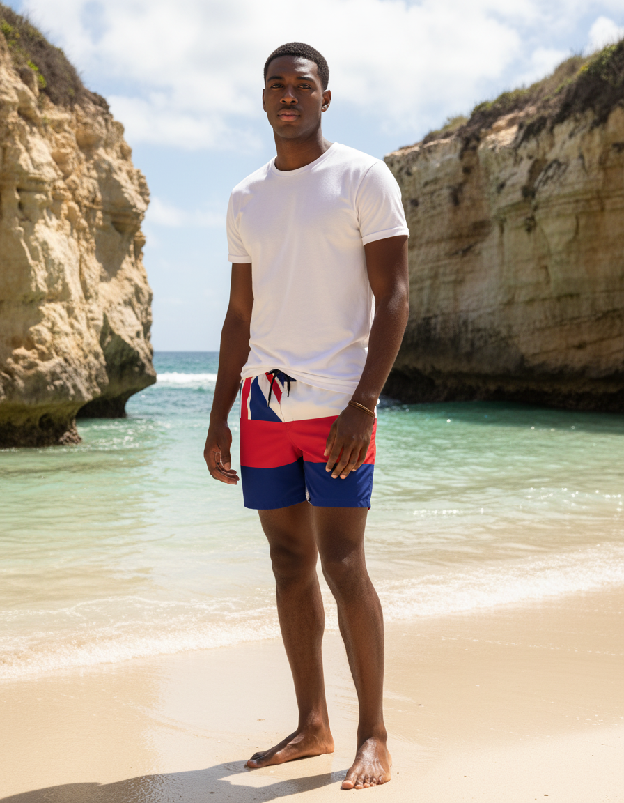 Men's Swim Trunks in Aloha