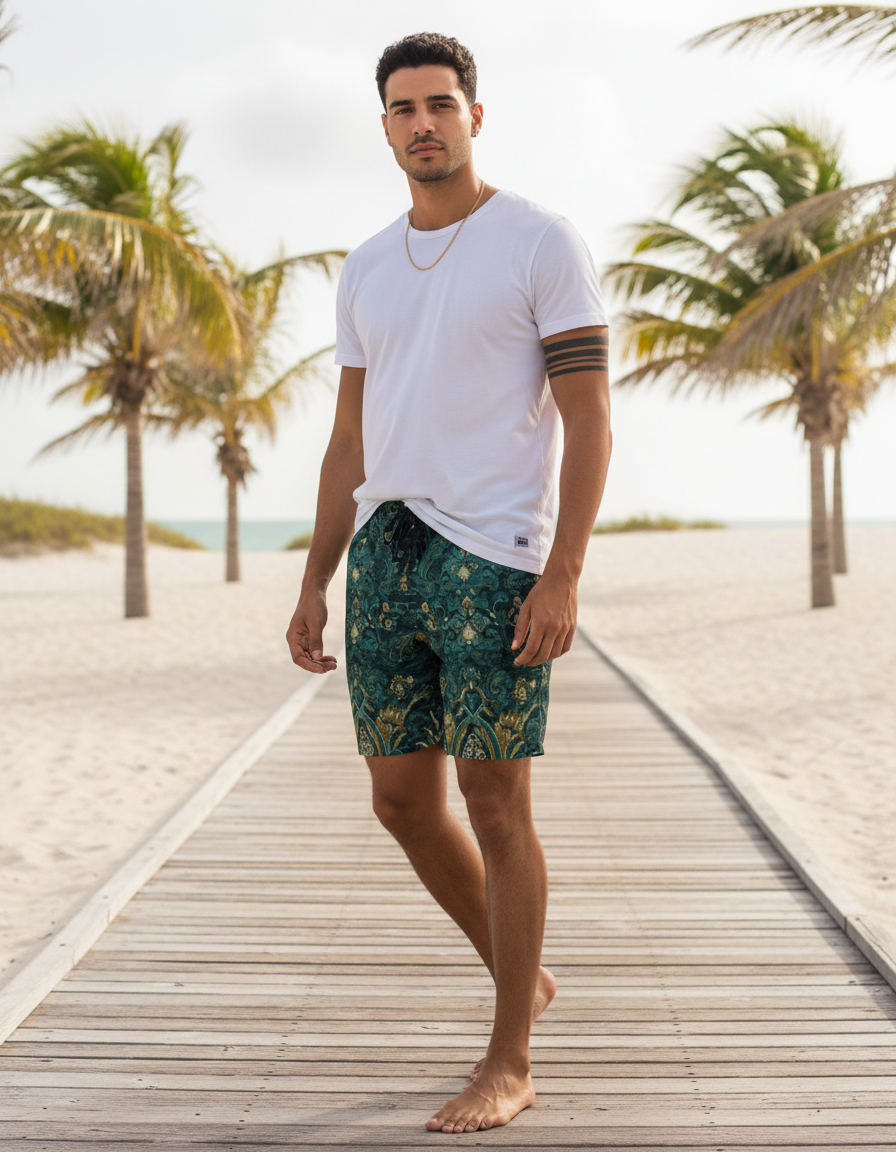 Men's Swim Trunks in Cove