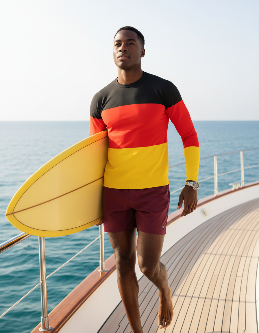 Men's German Flag rashguard