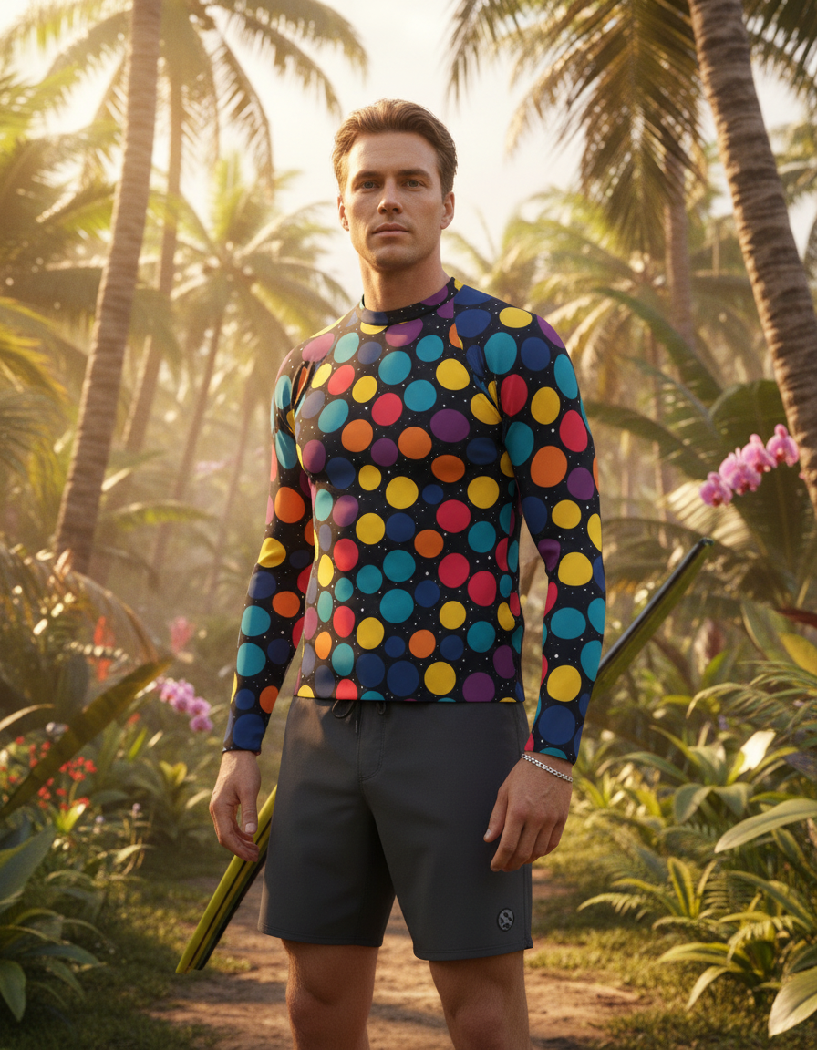 Men's YUV Color Space rashguard