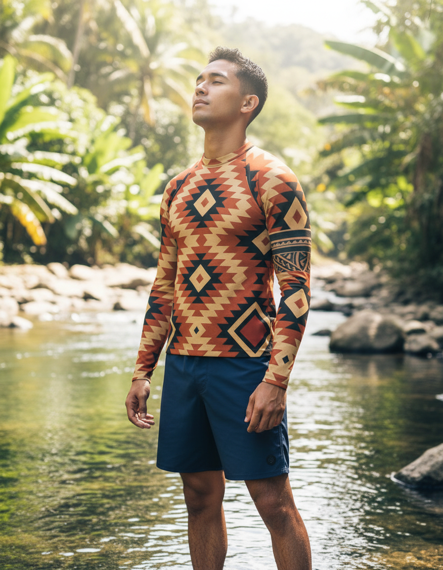 Men's Southwest Diamond rashguard