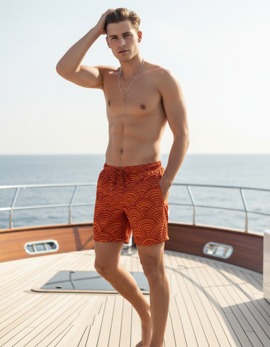 Men's Swim Trunks in Yugen