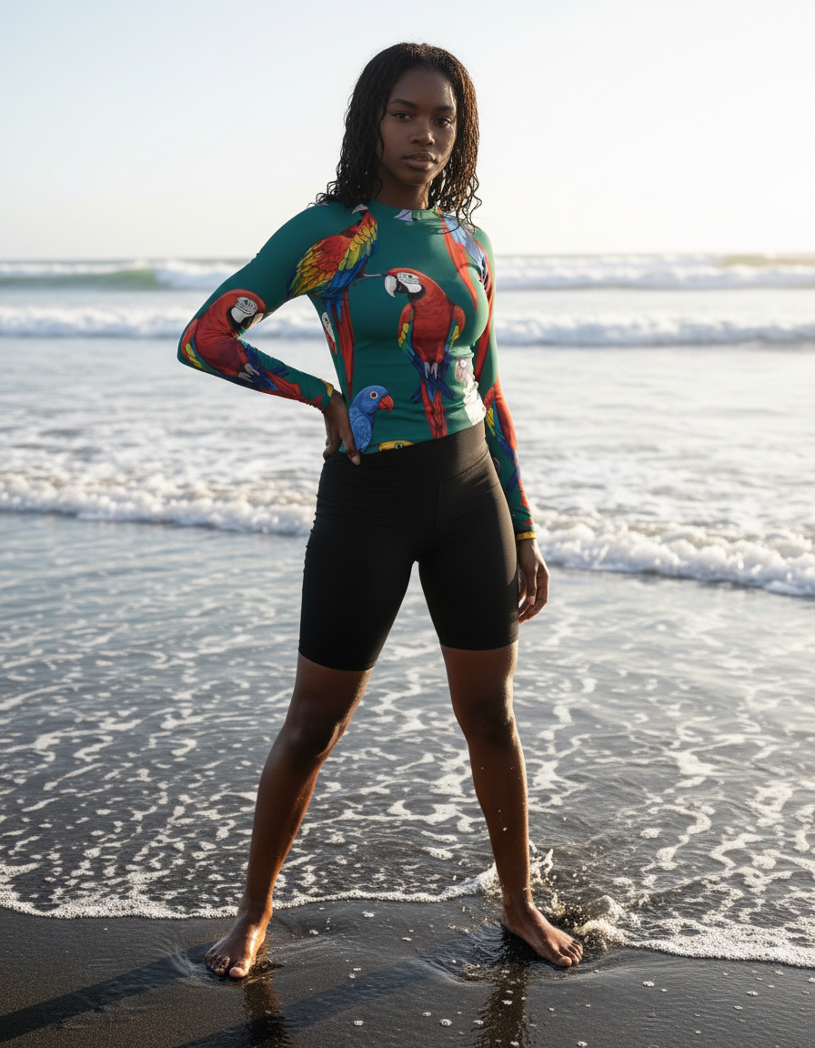 Women's Parrot rashguard