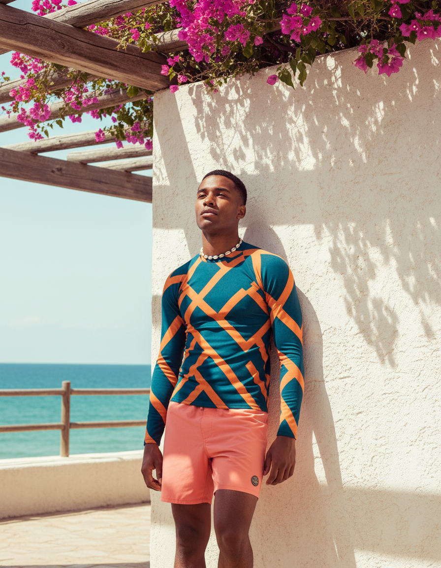 Men's Striped Patterns rashguard