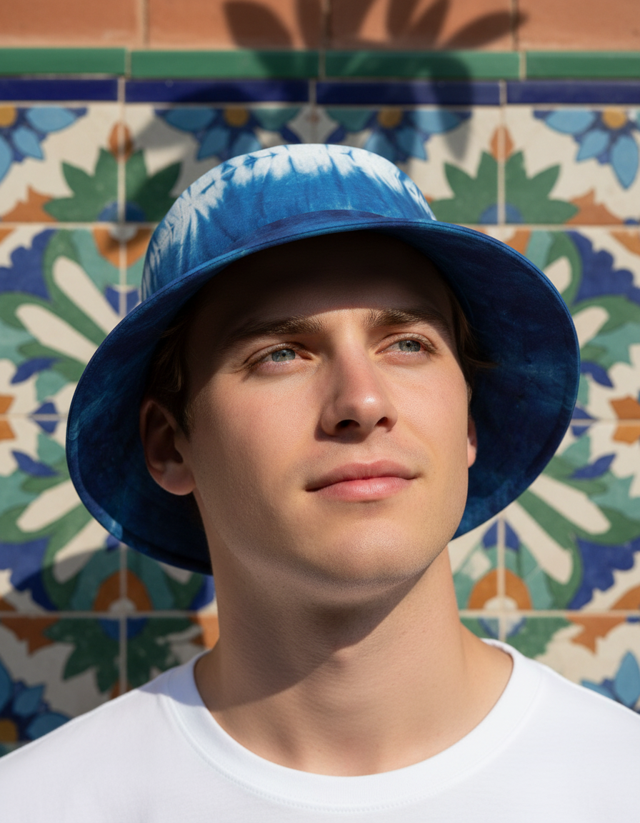 Bucket Hat in Aqua