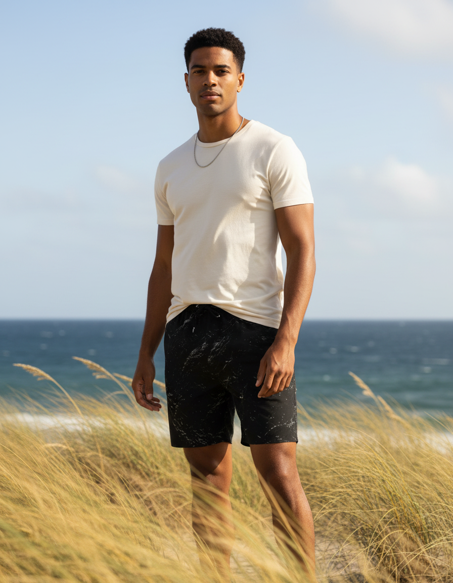 Mystic Current Obsidian Men's Swim Trunks