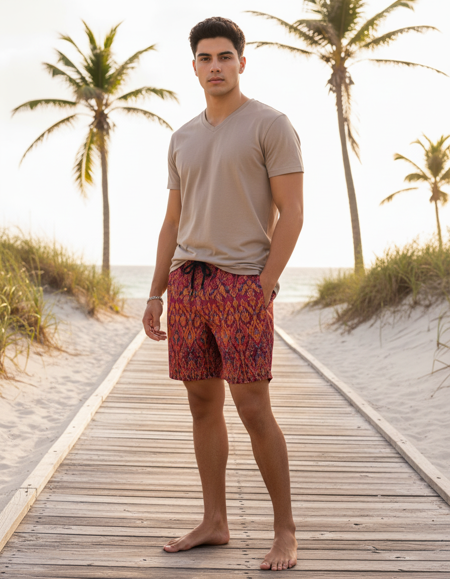 Men's Swim Trunks in Siam