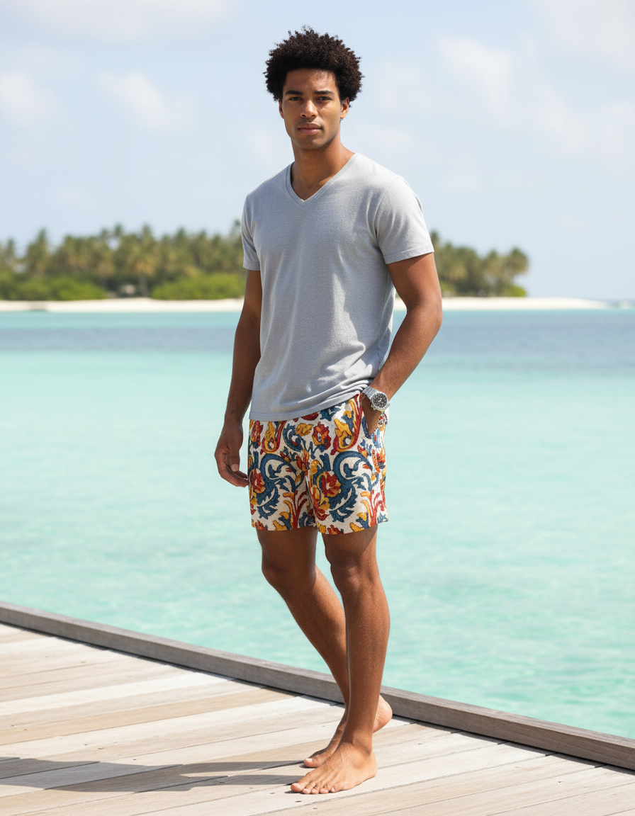 Men's Swim Trunks in Raga