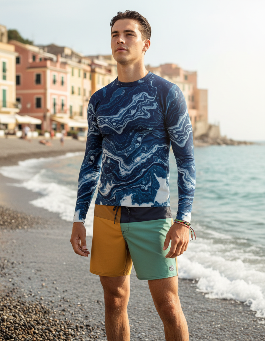 Men's Marble rashguard