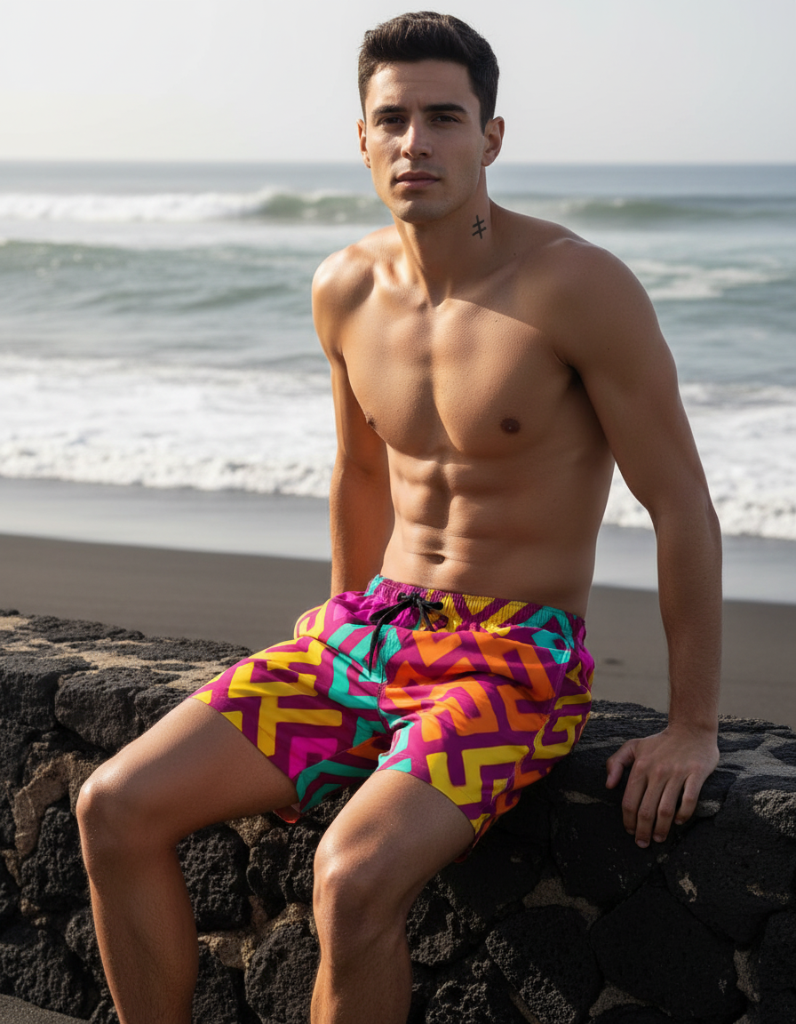 Men's Swim Trunks in Kaze