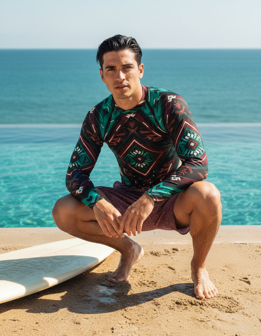 Men's Navajo Pattern rashguard