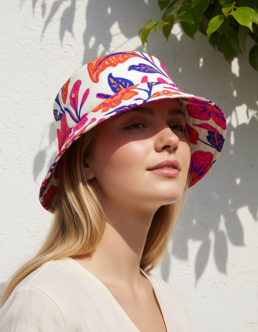 Bucket Hat in Sari