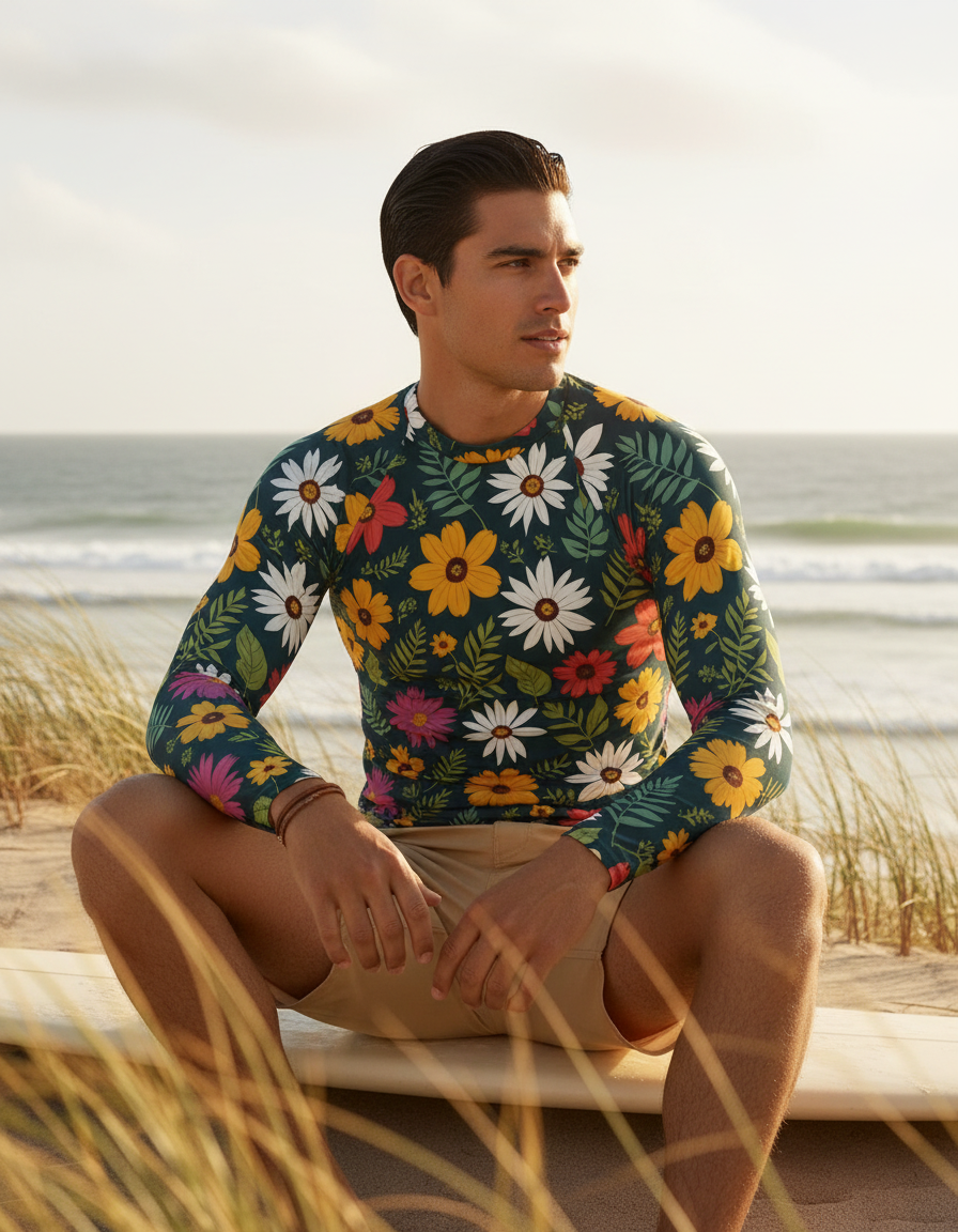 Men's Wildflower rashguard
