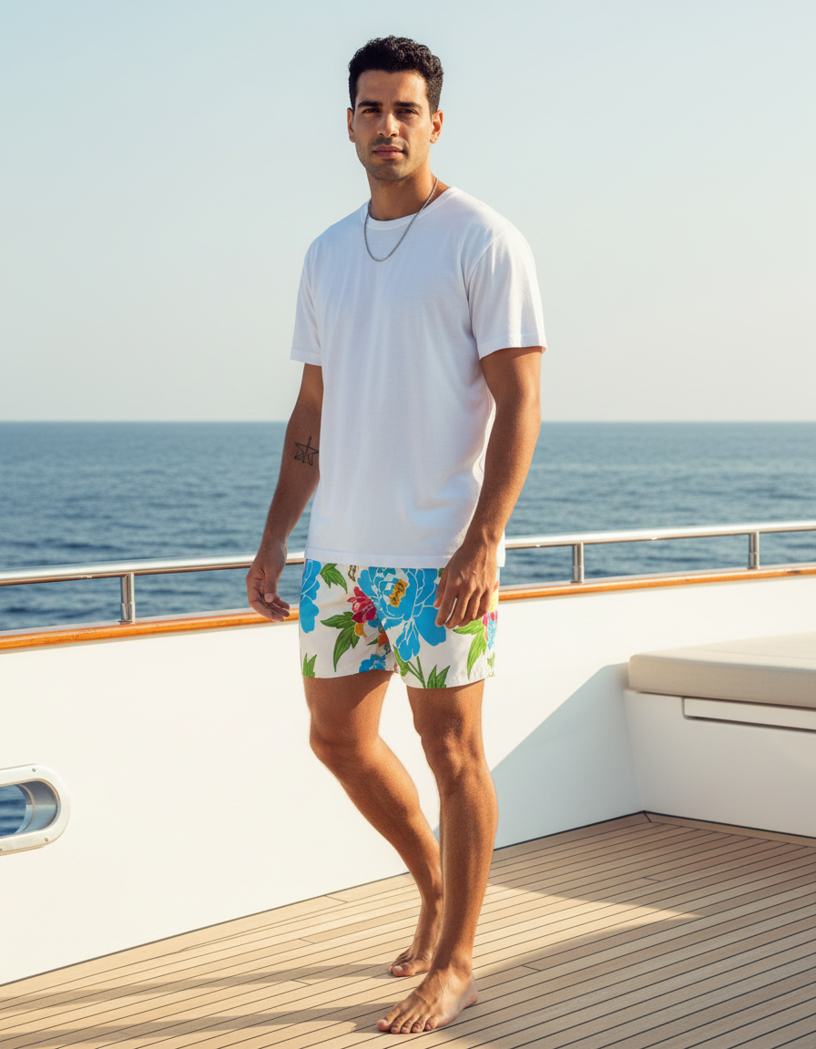 Blossom Men's Swim Trunks swim trunks