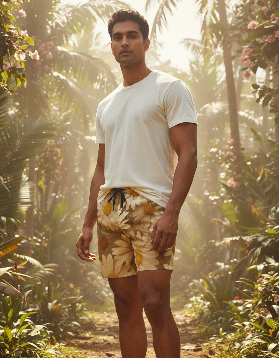 Fleur Men's Swim Trunks swim trunks