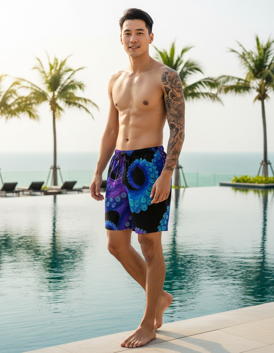 Men's Swim Trunks in Tidepool