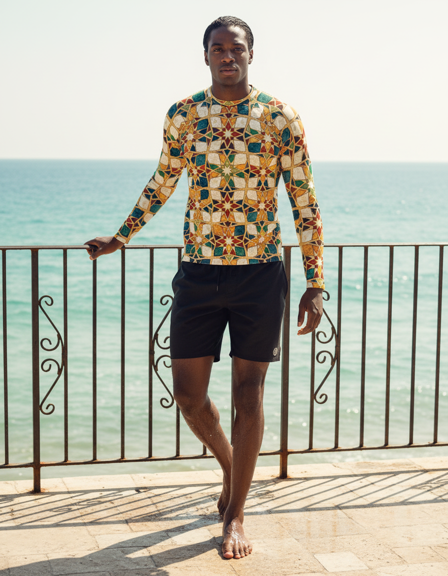 Men's Alhambra Patterns rashguard