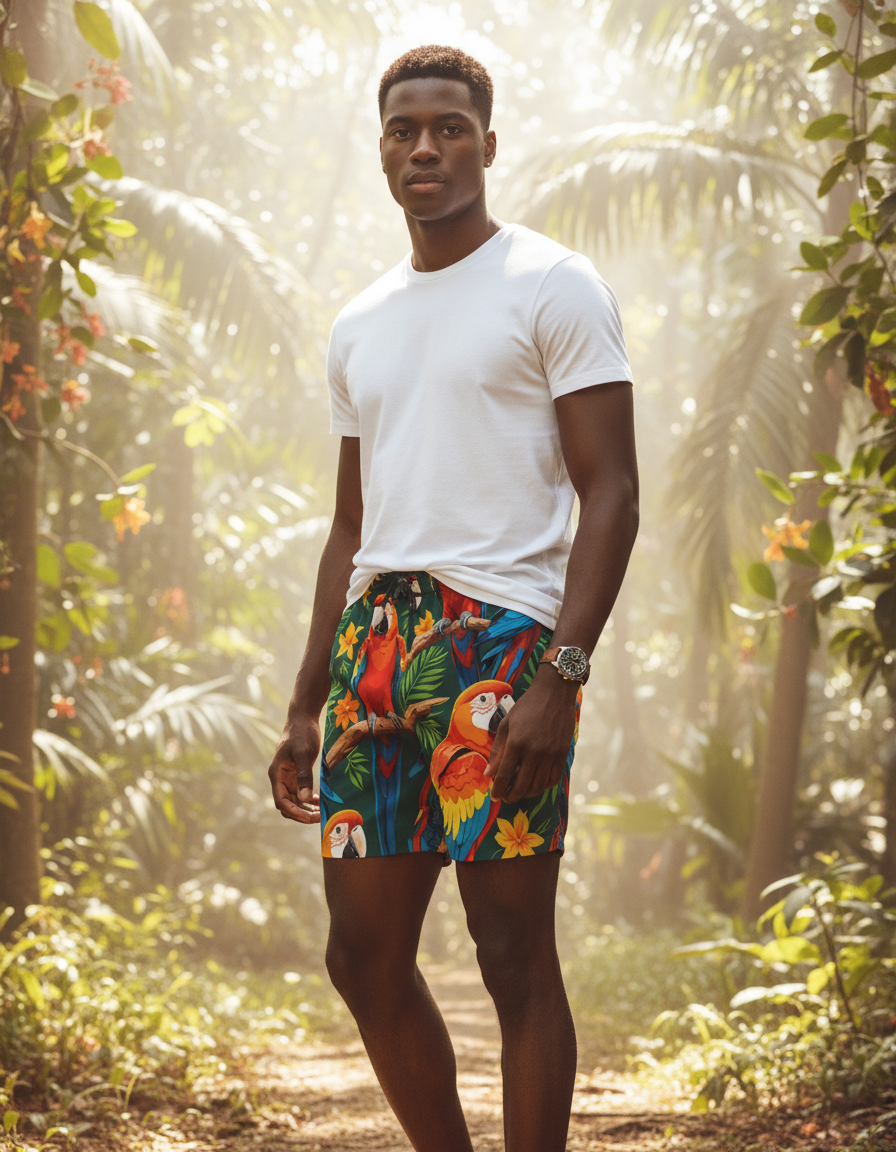 Men's Swim Trunks in Kaleido