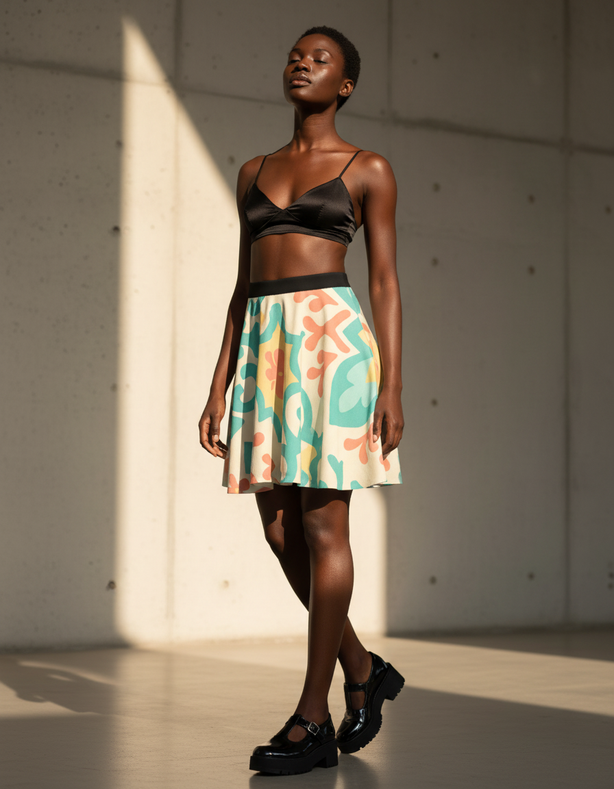 Skater Skirt in Azulito