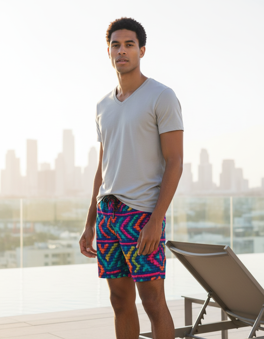 Men's Swim Trunks in Inti