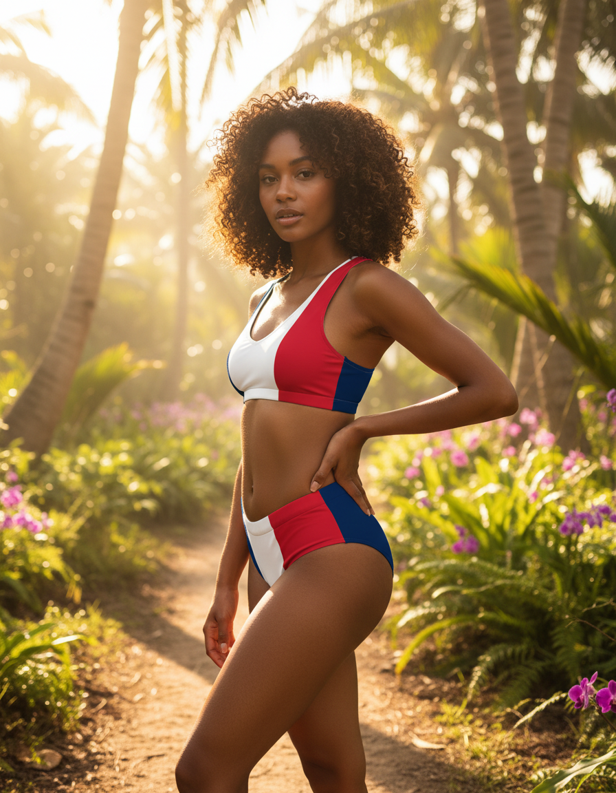 High-Waisted — Tricolore