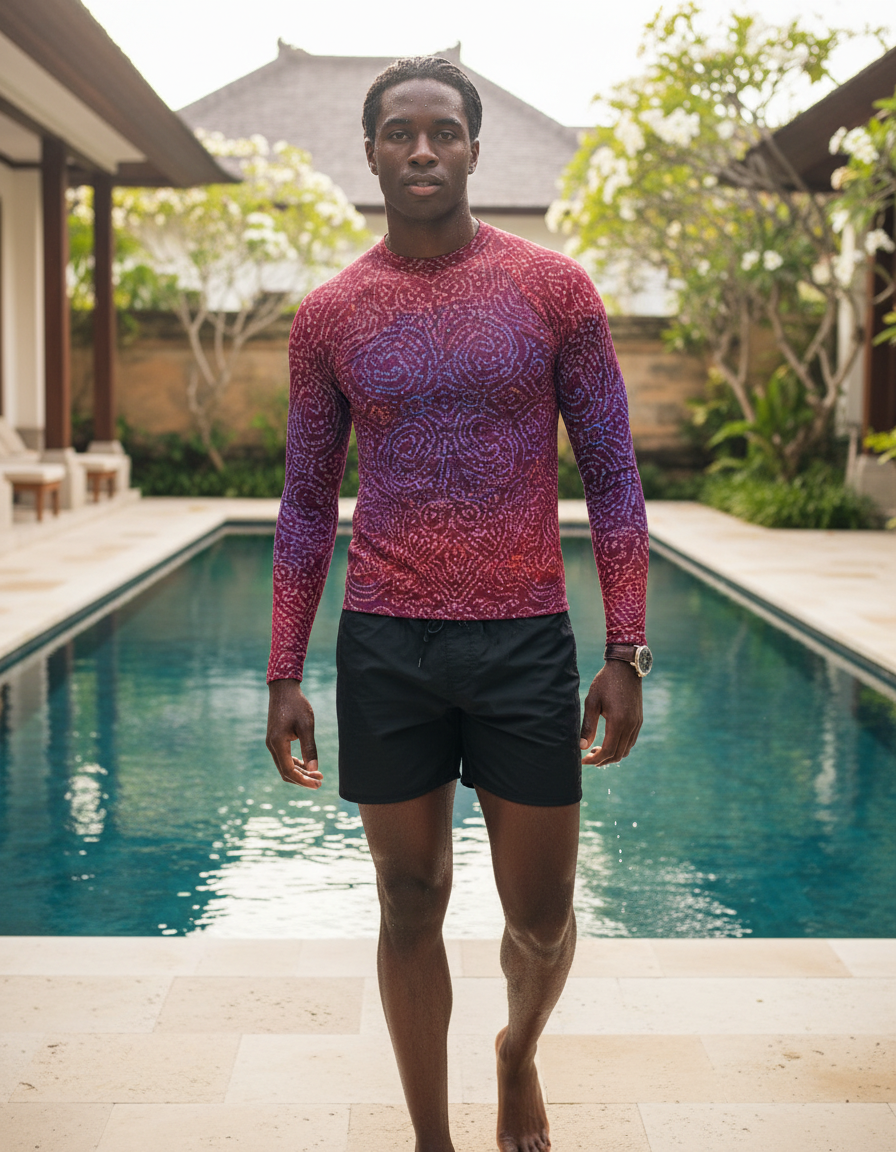 Men's Bandhani rashguard