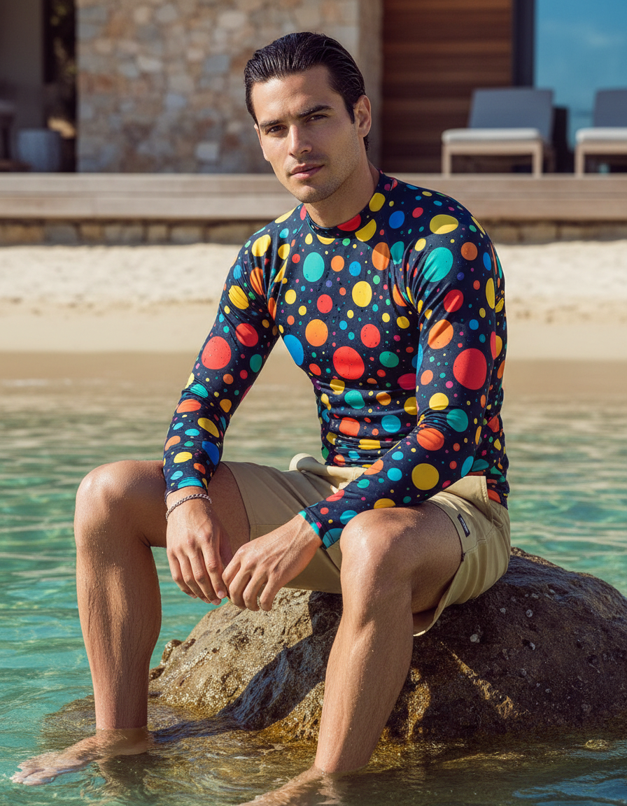 Men's YUV Color Space rashguard