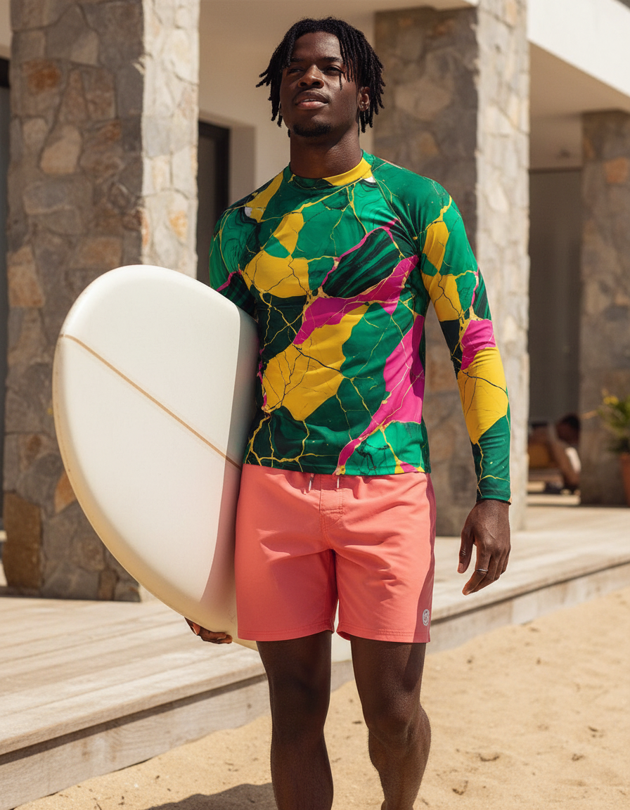 Men's Marble rashguard