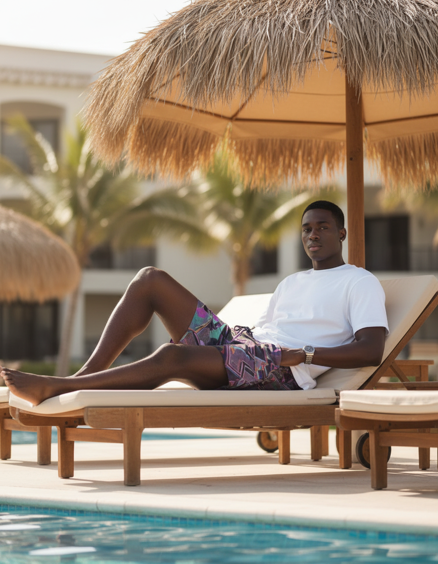Men's Swim Trunks in Nebula