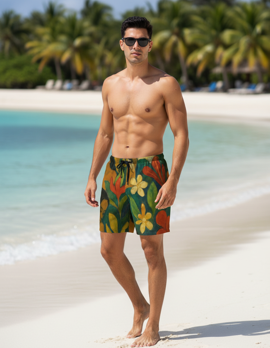 Men's Swim Trunks in Rai