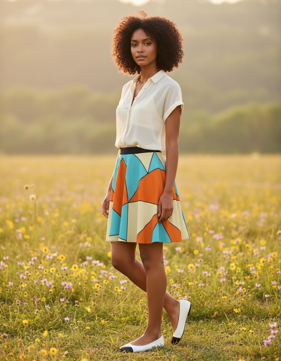 Skater Skirt in Spectrum