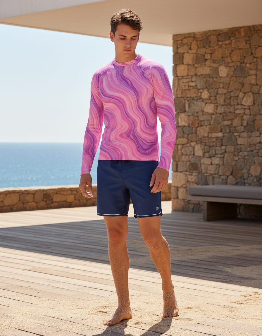 Men's Marble rashguard