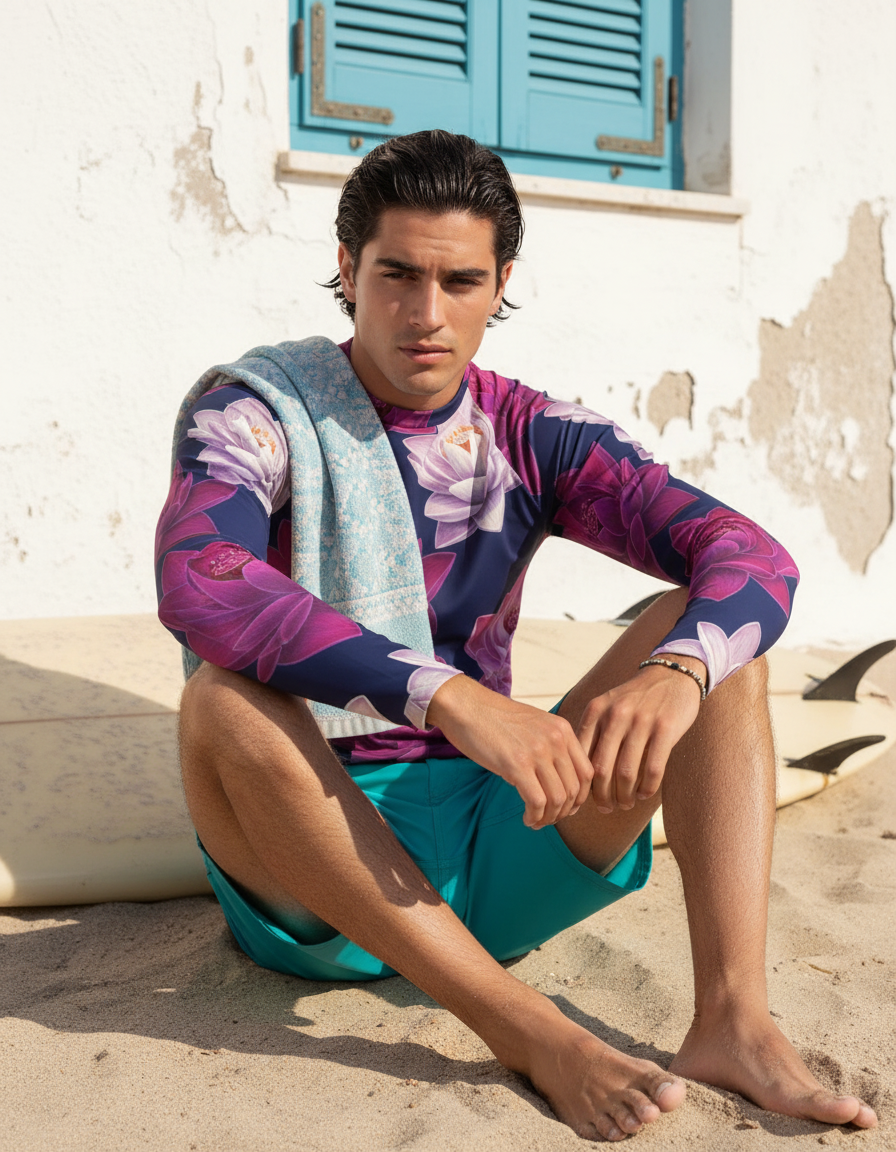 Men's Lotus rashguard