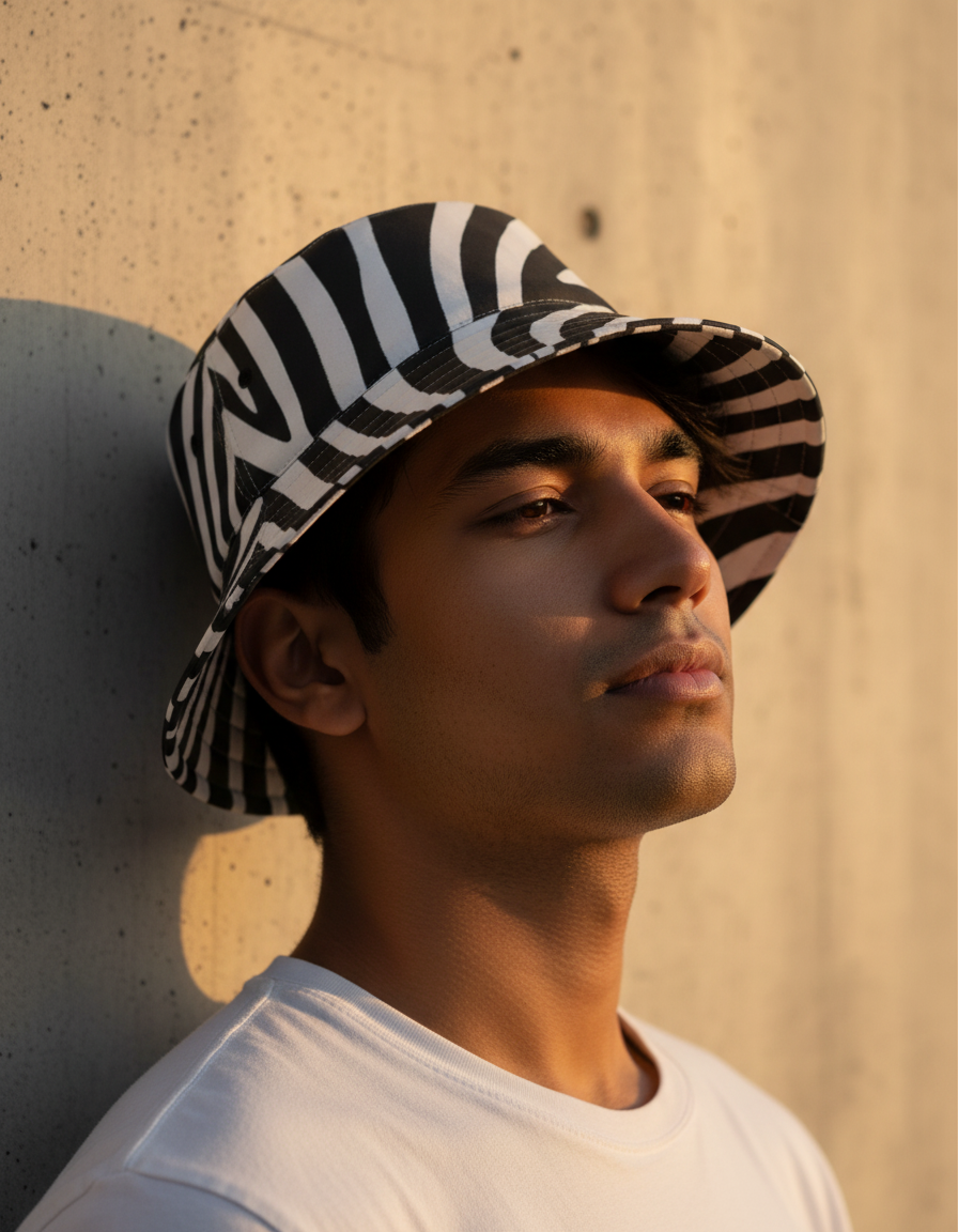 Stripes Bucket Hat bucket hat